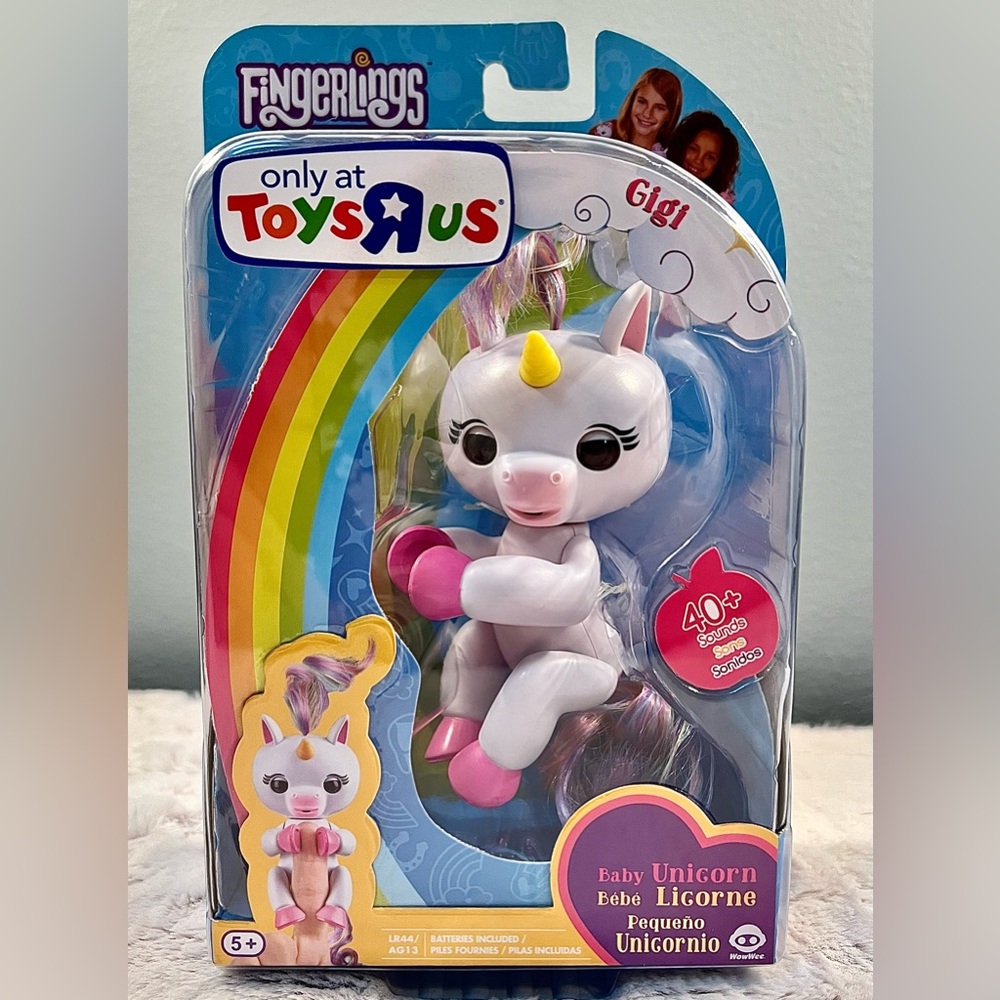 Fingerlings Baby Unicorn, Gigi, Interactive Pet